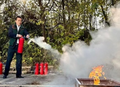 深航江苏分公司开展春运消防安全实训 护航旅客平安出行