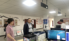 走访基层暖人心 一线指导鼓干劲——师市人社局副局长袁义杰到十团社保所检查指导工作