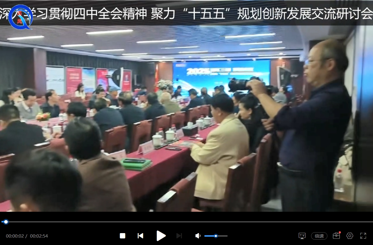 深入学习贯彻四中全会精神 聚力“十五五”规划创新发展交流研讨会在长沙召开（视频）