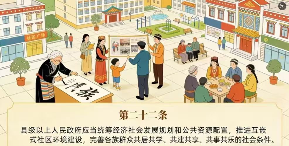 促进交往交流交融